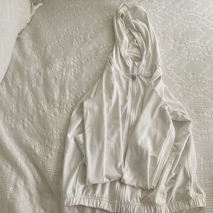 White Athleta Girl Jacket